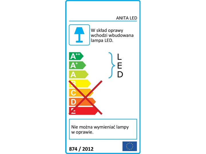 Kinkiet LAMPA ścienna ANITA 00015 Ideus łazienkowa OPRAWA metalowa listwa galeryjka LED 8W 4000K nad lustro IP44 chrom Kinkiet LED Kinkiet łazienkowy Funkcje Kinkiet nad lustro