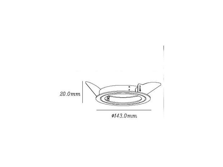Sufitowa LAMPA podtynkowa NERO LP-4424/1RS WH Light Prestige metalowa OPRAWA okrągły WPUST do zabudowy movable biały Okrągłe Oprawa stropowa Kategoria Oprawy oświetleniowe