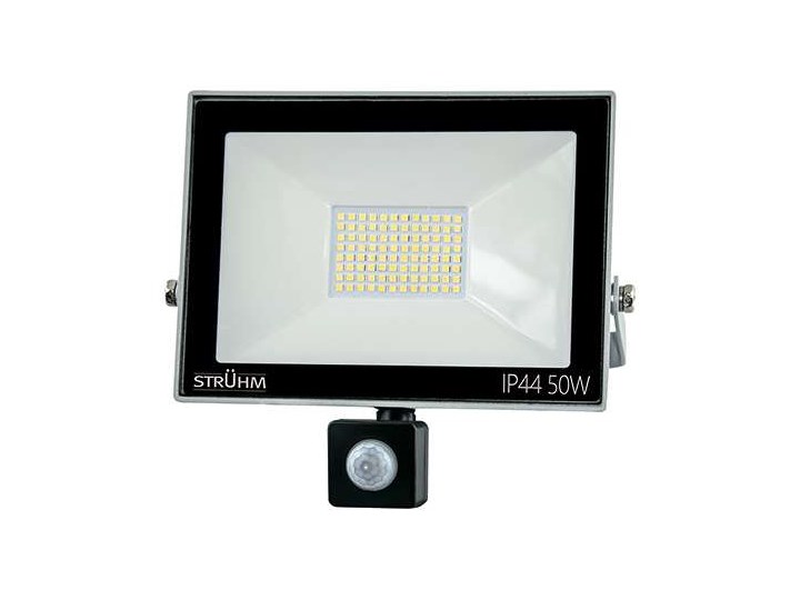 Elewacyjna LAMPA ścienna KROMA LED 50W 4500K 03607 Ideus reflektorowa OPRAWA zewnętrzna z czujnikiem ruchu outdoor IP44 szara Lampa LED Kinkiet ogrodowy Kolor Szary
