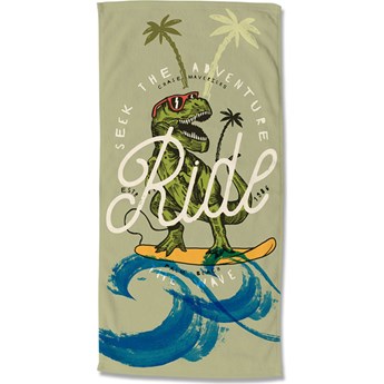 Ręcznik plażowy w kolorze zielonym