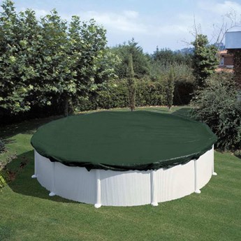 Summer Fun Zimowa plandeka na basen, okrągła, 400-420 cm, PVC, zielona
