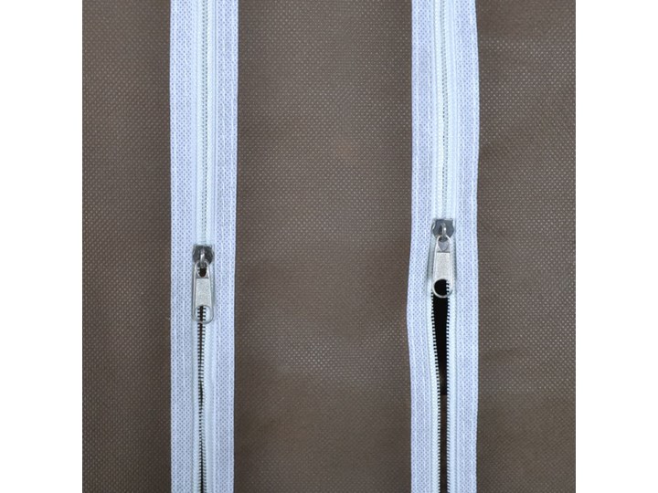vidaXL Szafa materiałowa z przegrodami i drążkiem na wieszaki, brązowa Tkanina Plastik Głębokość 45 cm Typ Gotowa Szerokość 150 cm Tworzywo sztuczne Wysokość 176 cm Styl Nowoczesny
