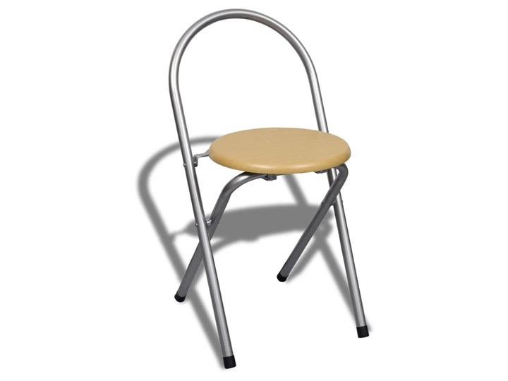 vidaXL Składany bar śniadaniowy z 2 krzesłami Kategoria Stoły z krzesłami Kolor Beżowy