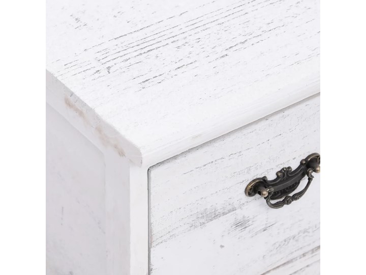 vidaXL Komoda z 10 szufladami, biała, 113 x 30 x 79 cm, drewniana Drewno Szerokość 113 cm Z szafkami i szufladami Głębokość 30 cm Pomieszczenie Sypialnia