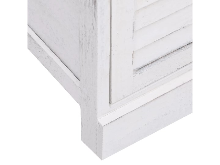 vidaXL Komoda z 10 szufladami, biała, 113 x 30 x 79 cm, drewniana Kategoria Komody Głębokość 30 cm Z szafkami i szufladami Szerokość 113 cm Drewno Kolor Biały