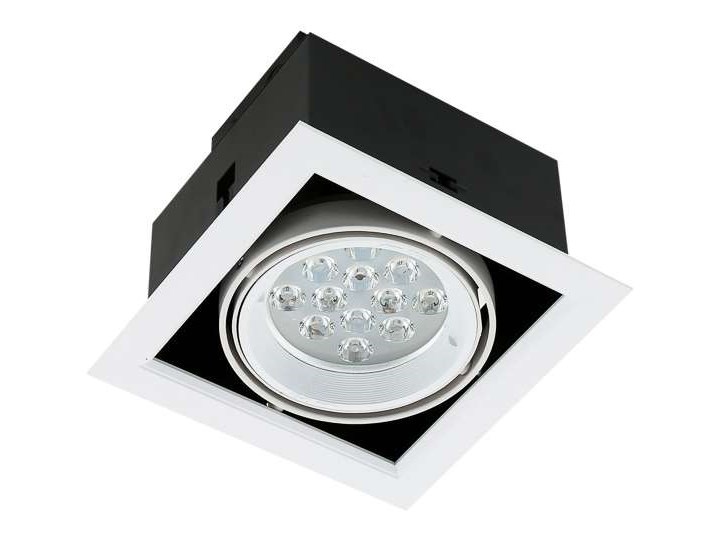 Podtynkowa LAMPA kwadratowa VERNELLE TG0004-1 Italux metalowa OPRAWA sufitowa LED 12W 3000K do zabudowy biała Kolor Biały Oprawa led Kwadratowe Oprawa stropowa Kategoria Oprawy oświetleniowe