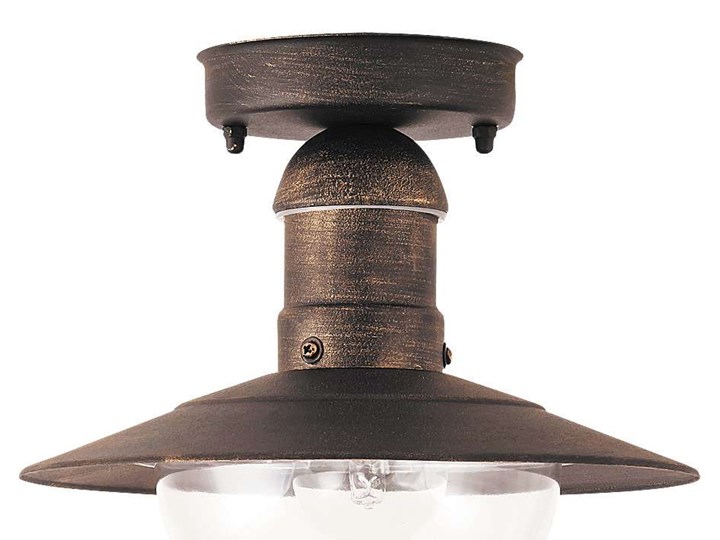 Zewnętrzna LAMPA sufitowa OSLO 8716 Rabalux ogrodowa OPRAWA industrialna outdoor IP44 czarna Kolor Czarny Kategoria Lampy ogrodowe