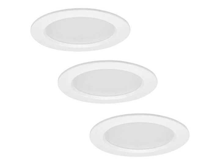 Wpuszczane LAMPY sufitowe MIRO 304605 Polux zestaw 3 podtynkowych OPRAW okrągłych LED 18W 3000K do zabudowy IP44 białe Okrągłe Oprawa wpuszczana Kolor Biały Oprawa stropowa Oprawa led Kategoria Oprawy oświetleniowe