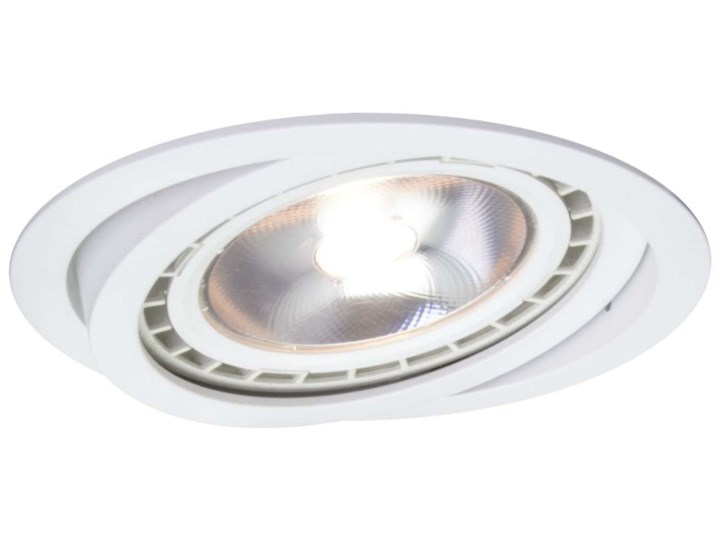 Sufitowa LAMPA podtynkowa NERO LP-4424/1RS WH Light Prestige metalowa OPRAWA okrągły WPUST do zabudo ...
