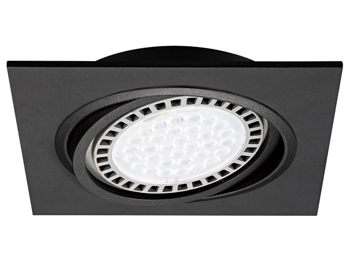 Wpust LAMPA sufitowa BOXY DL 20071-BK Zumaline podtynkowa OPRAWA kwadratowa do zabudowy czarna Oprawa stropowa Kwadratowe Kolor Czarny Kategoria Oprawy oświetleniowe