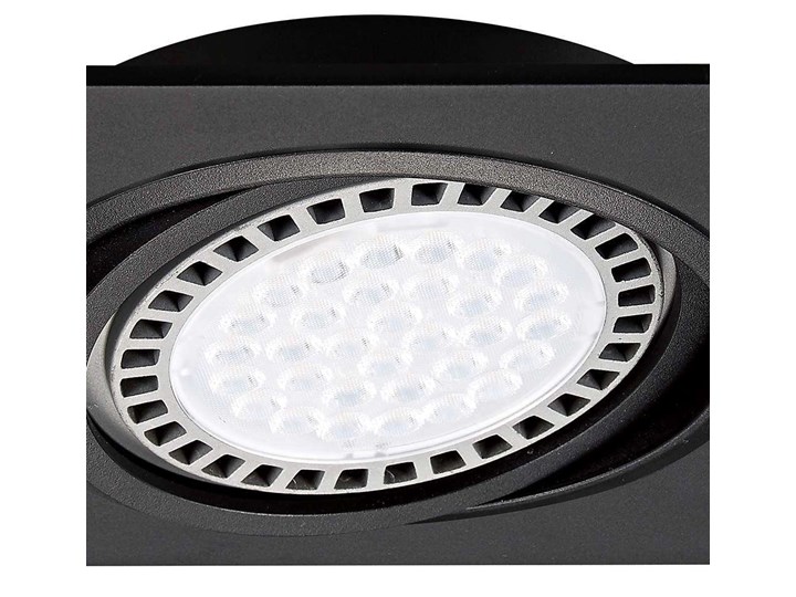 Wpust LAMPA sufitowa BOXY DL 20071-BK Zumaline podtynkowa OPRAWA kwadratowa do zabudowy czarna Kwadratowe Oprawa stropowa Kolor Czarny Kategoria Oprawy oświetleniowe