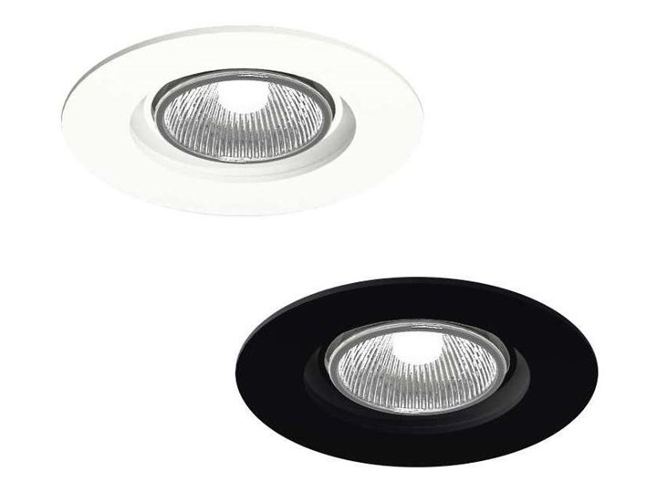 Oczko LAMPA sufitowa TOKIO 3329 Shilo podtynkowa OPRAWA metalowy wpust ruchomy okrągły czarny Okrągłe Oprawa stropowa Kategoria Oprawy oświetleniowe