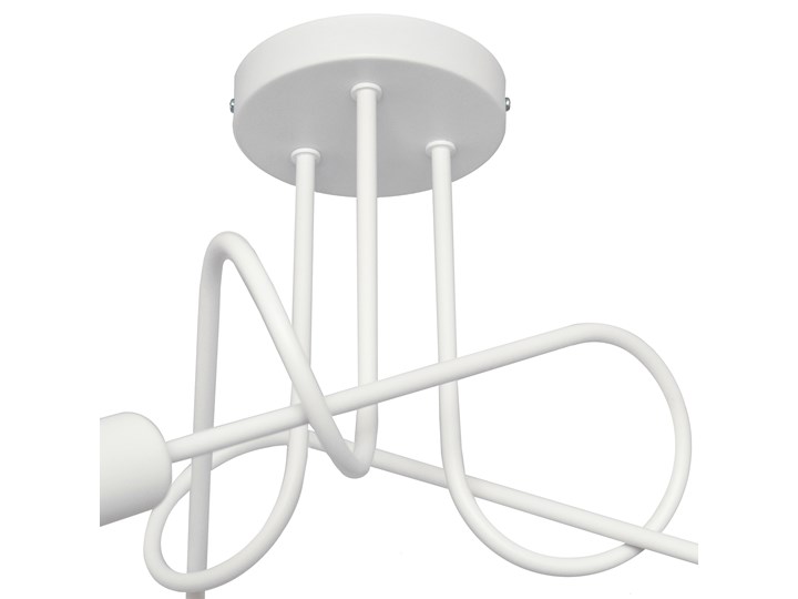 Lampa biała OXFORD W-2016/3 WT Metal Lampa designerska Kolor Szary