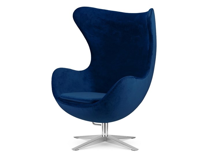 Fotel Egg Jajo Premium Velvet Treviso Aksamitny Welur obrotowy z funkcją bujania Ciemnogranatowy (SWAN-18) Srebrny szeroka Fotel obrotowy Pomieszczenie Salon Tworzywo sztuczne Tkanina Skóra ekologiczna Skóra Fotel uszak Fotel jajo Szerokość 85 cm Pomieszczenie Biuro i pracownia