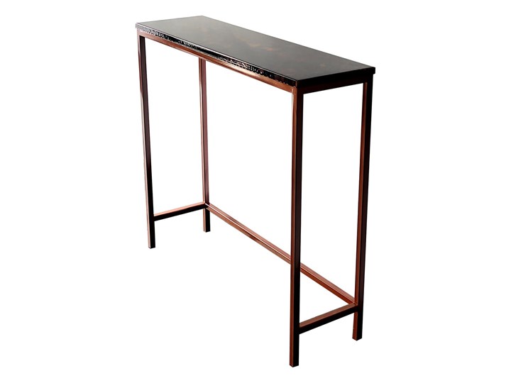 Nowoczesna unikalna konsola loftowa "5" 25/82/90 cm Stal nierdzewna Płyta MDF Głębokość 25 cm Kategoria Konsole Styl Nowoczesny
