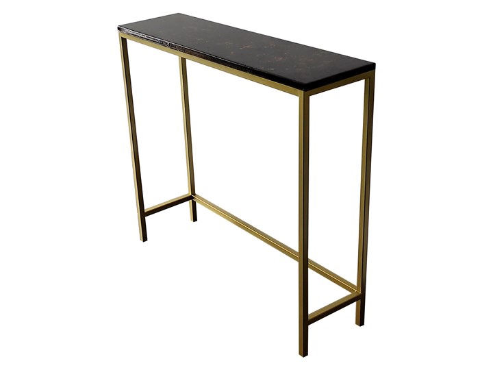 Nowoczesna unikalna konsola loftowa "9" 25/82/90 cm Styl Industrialny Płyta MDF Stal nierdzewna Kategoria Konsole