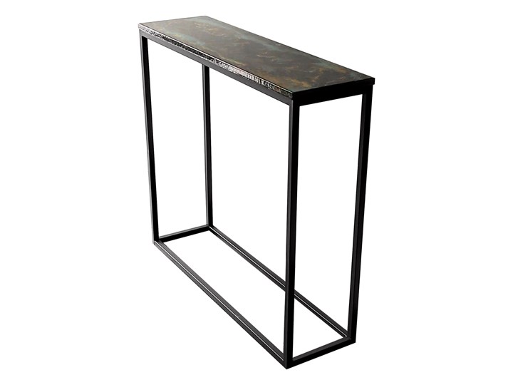 Nowoczesna unikalna konsola loftowa "10" 25/82/90 cm Płyta MDF Stal nierdzewna Głębokość 25 cm Styl Nowoczesny