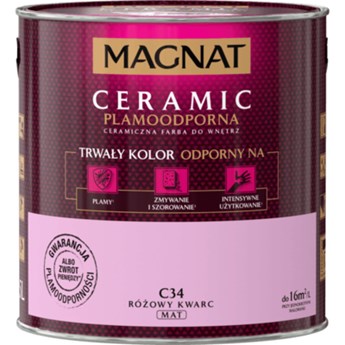 Farba ceramiczna MAGNAT Ceramic różowy kwarc C34 2,5 l