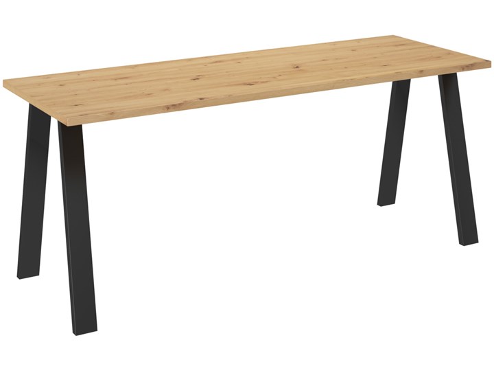 Stół KLEO 185x67 dąb artisan Wysokość 75 cm Drewno Płyta laminowana Kategoria Stoły kuchenne
