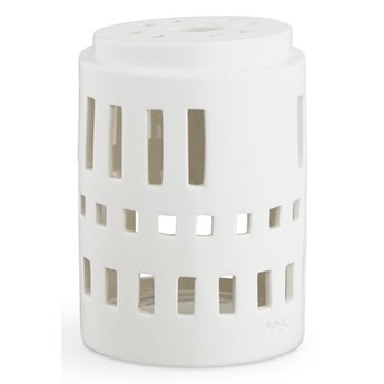 Biały ceramiczny świecznik Kähler Design Urbania Lighthouse Little Tower