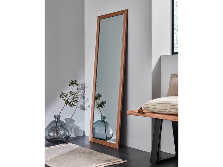 Lustro ścienne - wilany - naturalny - drewno - rustykalny Prostokątne Lustro z ramą Styl Vintage