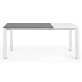 Stół do jadalni rozkładany - axis - szary - kamien / ceramika - nowoczesny