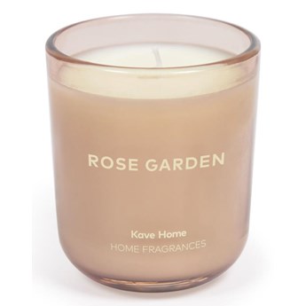 Świeca aromatyczna - rose garden - brazowy - szklo - rustykalny