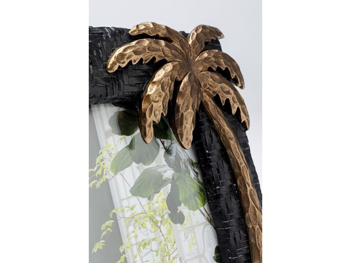 Ramka na zdjęcia Palm Beach 26x19 cm czarno-złota Kolor Czarny Kategoria Ramy i ramki na zdjęcia
