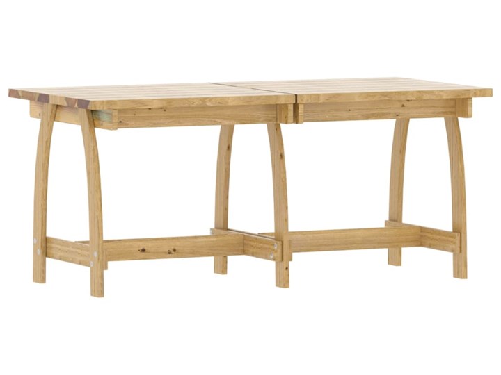 vidaXL 5-cz. zestaw mebli ogrodowych, impregnowane drewno sosnowe Stoły z krzesłami Zestawy obiadowe Zawartość zestawu Krzesła