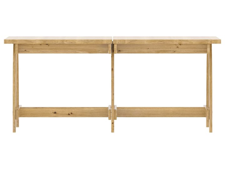 vidaXL 5-cz. zestaw mebli ogrodowych, impregnowane drewno sosnowe Stoły z krzesłami Zestawy obiadowe Liczba miejsc Sześcioosobowy