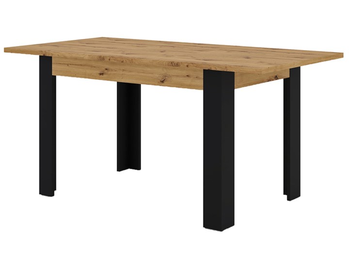 Stół rozkładany dąb artisan - Imatra 10X Płyta laminowana Wysokość 76 cm Drewno Styl Industrialny