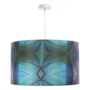 Różowa lampa wisząca z okrągłym kloszem - S389-Kerva