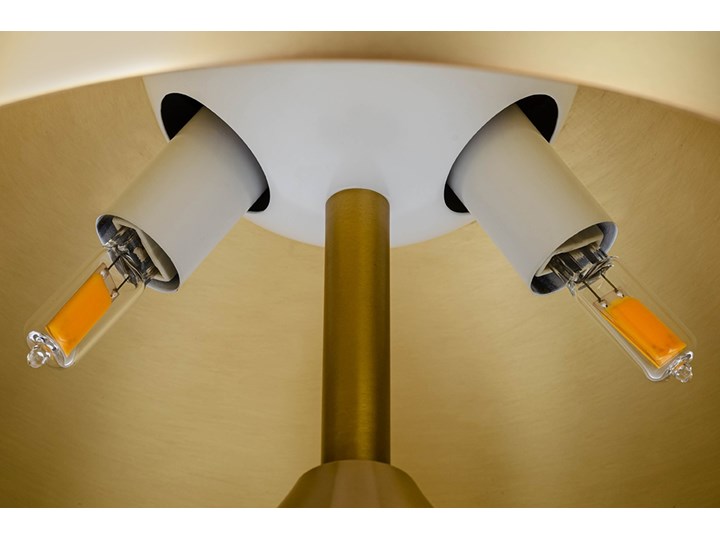 Lampa biurkowa FUNGO złota - mosiądz Kolor Złoty Metal Kategoria Lampy stołowe