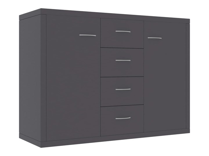 vidaXL Szafka, szara, 88 x 30 x 65 cm, płyta wiórowa Głębokość 30 cm Pomieszczenie Pokój nastolatka Szerokość 105 cm Szerokość 88 cm Z szafkami i szufladami Płyta MDF Pomieszczenie Sypialnia
