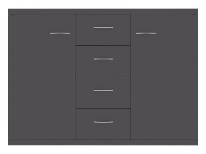 vidaXL Szafka, szara, 88 x 30 x 65 cm, płyta wiórowa Płyta MDF Szerokość 105 cm Z szafkami i szufladami Szerokość 88 cm Głębokość 30 cm Kategoria Komody Pomieszczenie Salon