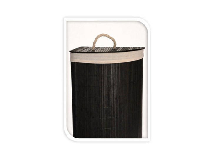 Kosz na pranie w skandynawskim stylu, bambusowy, 72 l Tworzywo sztuczne Drewno Kategoria