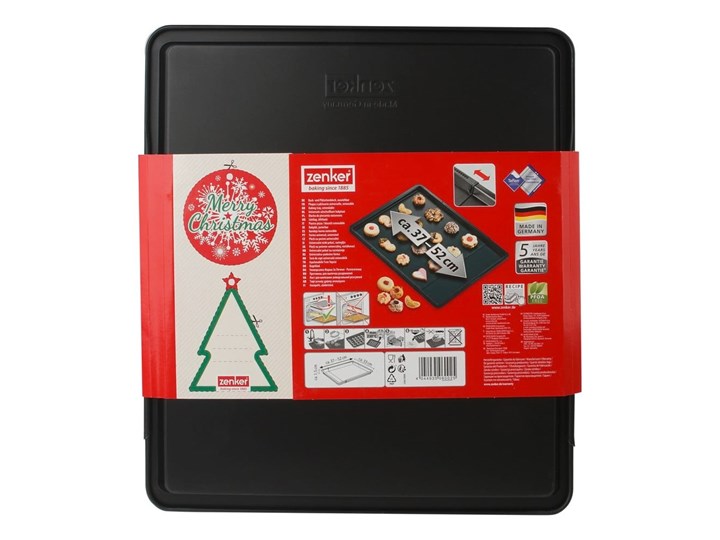 Regulowana blaszka do pieczenia Zenker Sparkling Christmas, 37-52x33 cm Blacha Do ciasta Kategoria Formy i foremki