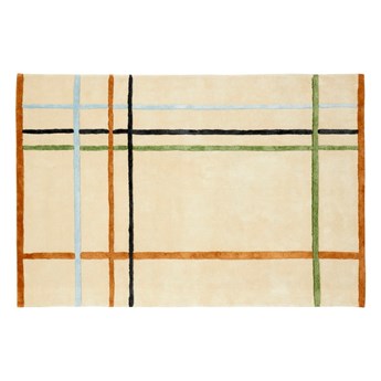 Beżowy dywan z domieszką bawełny Hübsch Ester, 120x180 cm
