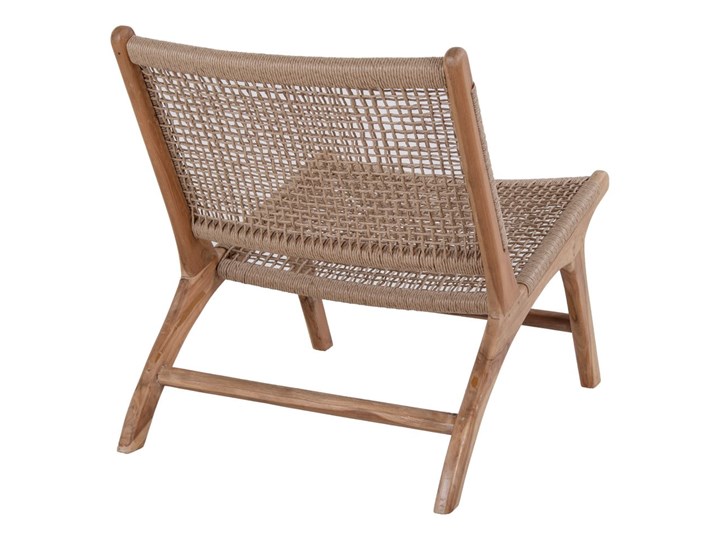 Brązowe krzesło ogrodowe z drewna tekowego Bonami Essentials Derby Kategoria Krzesła ogrodowe Rattan Drewno Kolor Brązowy