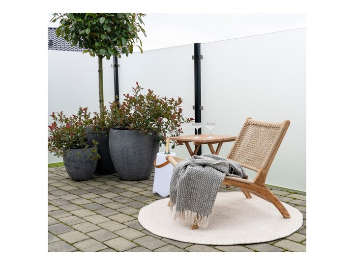 Brązowe krzesło ogrodowe z drewna tekowego Bonami Essentials Derby Rattan Drewno Kategoria Krzesła ogrodowe