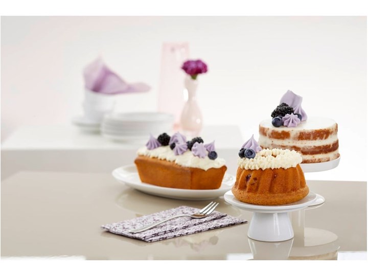 Zestaw 3 stalowych mini form do pieczenia z ceramiczną powłoką Dr. Oetker Cake Ceramika Keksówki Tortownice Kategoria Formy i foremki Kolor Czarny