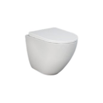 Zestaw DES Miska WC stojąca 52 Rimless i Deska WC
