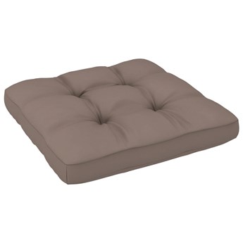 vidaXL Poduszka na sofę z palet, taupe, 58x58x10 cm