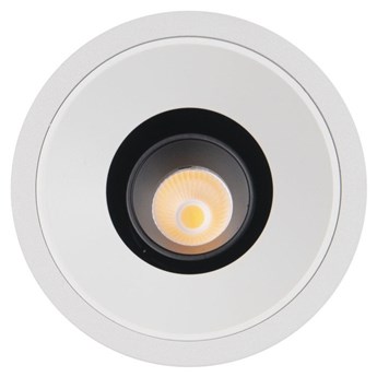Minimalistyczny wpust GALEXO lampa do zabudowy LED 7W 3000K biała