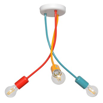Lampa przysufitowa kolorowa HARVARD W-1026/3 MIX II