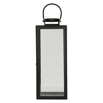 Lampion metalowy Elegance black wys.54cm, 20 × 21 × 54 cm