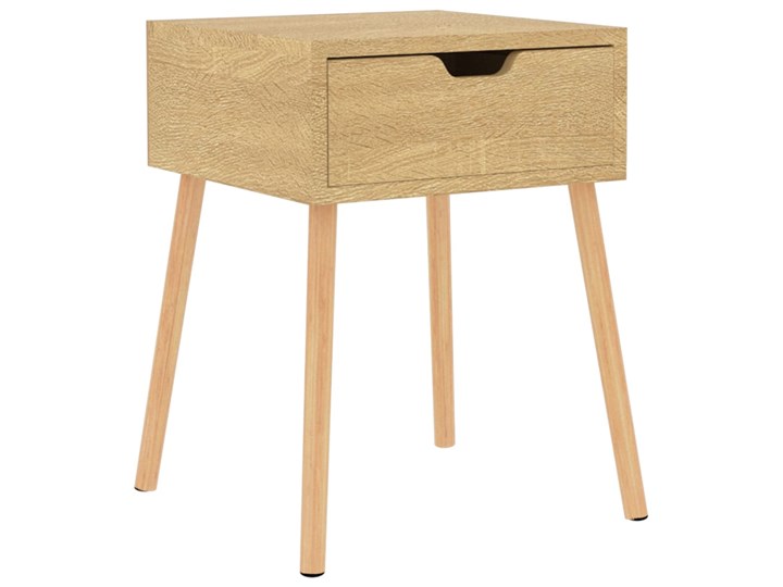 vidaXL Szafka nocna, dąb sonoma, 40x40x56 cm, płyta wiórowa Na dekoracje Płyta MDF Głębokość 40 cm Płyta meblowa Kategoria Szafki i regały Szerokość 40 cm Płyta laminowana Uniwersalne Drewno Nocne Typ Nocne