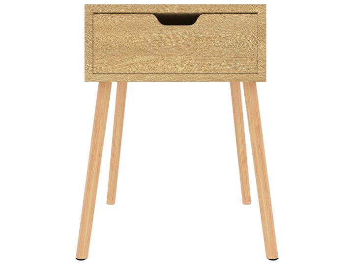 vidaXL Szafka nocna, dąb sonoma, 40x40x56 cm, płyta wiórowa Drewno Płyta meblowa Nocne Uniwersalne Na dekoracje Płyta laminowana Płyta MDF Szerokość 40 cm Głębokość 40 cm Pomieszczenie Sypialnia