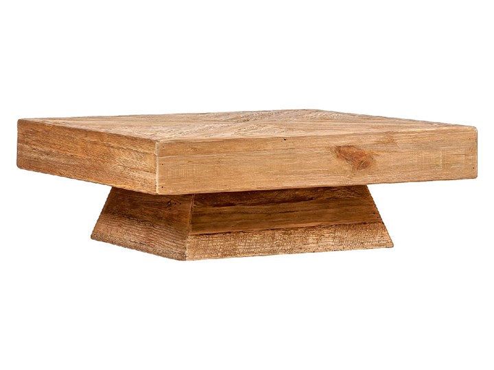 Stolik kawowy kwadratowy Fidel, 100x100 Drewno Zestaw stolików Wysokość 36 cm Styl Minimalistyczny Styl Rustykalny