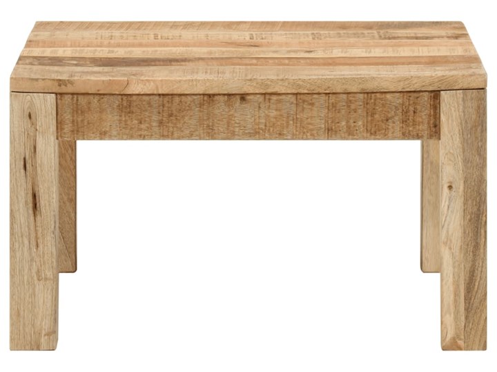 vidaXL Stolik kawowy z litego drewna mango, 60 x 60 x 35 cm Kategoria Stoliki i ławy Szerokość 60 cm Drewno Długość 60 cm Kształt blatu Kwadratowe